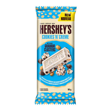Hershey's Cookies & Creme w. Graham Clusters Bar 90g (Canada)