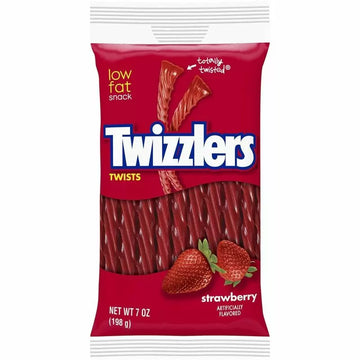 Twizzlers Strawberry Twists Bags 198g