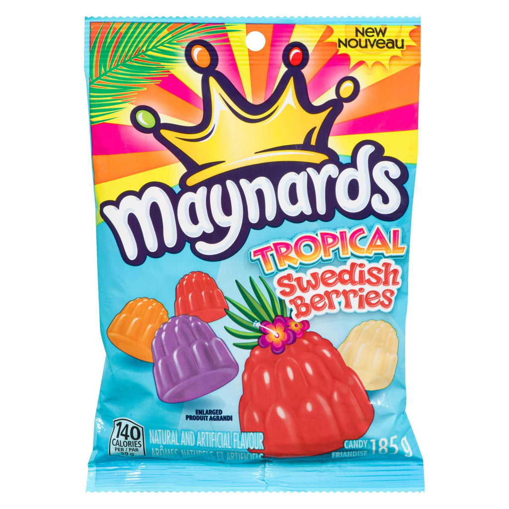 Maynards Swedish Berries Tropical 185g (Canada)