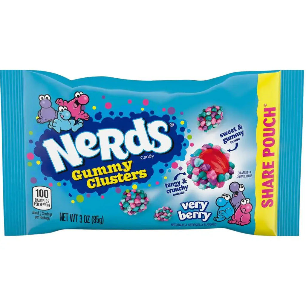 Nerds Gummy Clusters Very Berry Share Pouch 85g