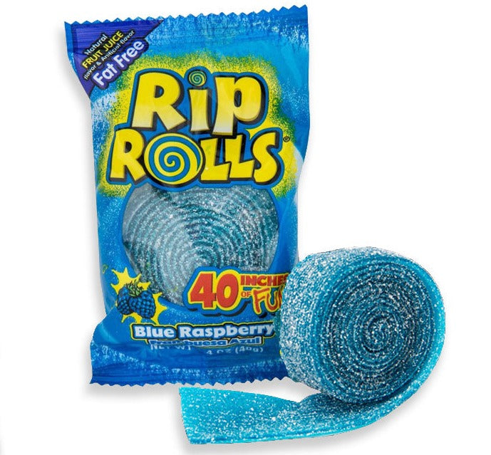 Rip Rolls Blue Raspberry 39g