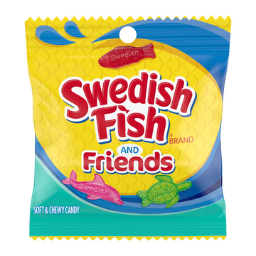 Swedish Fish and Friends Peg Bag 144g
