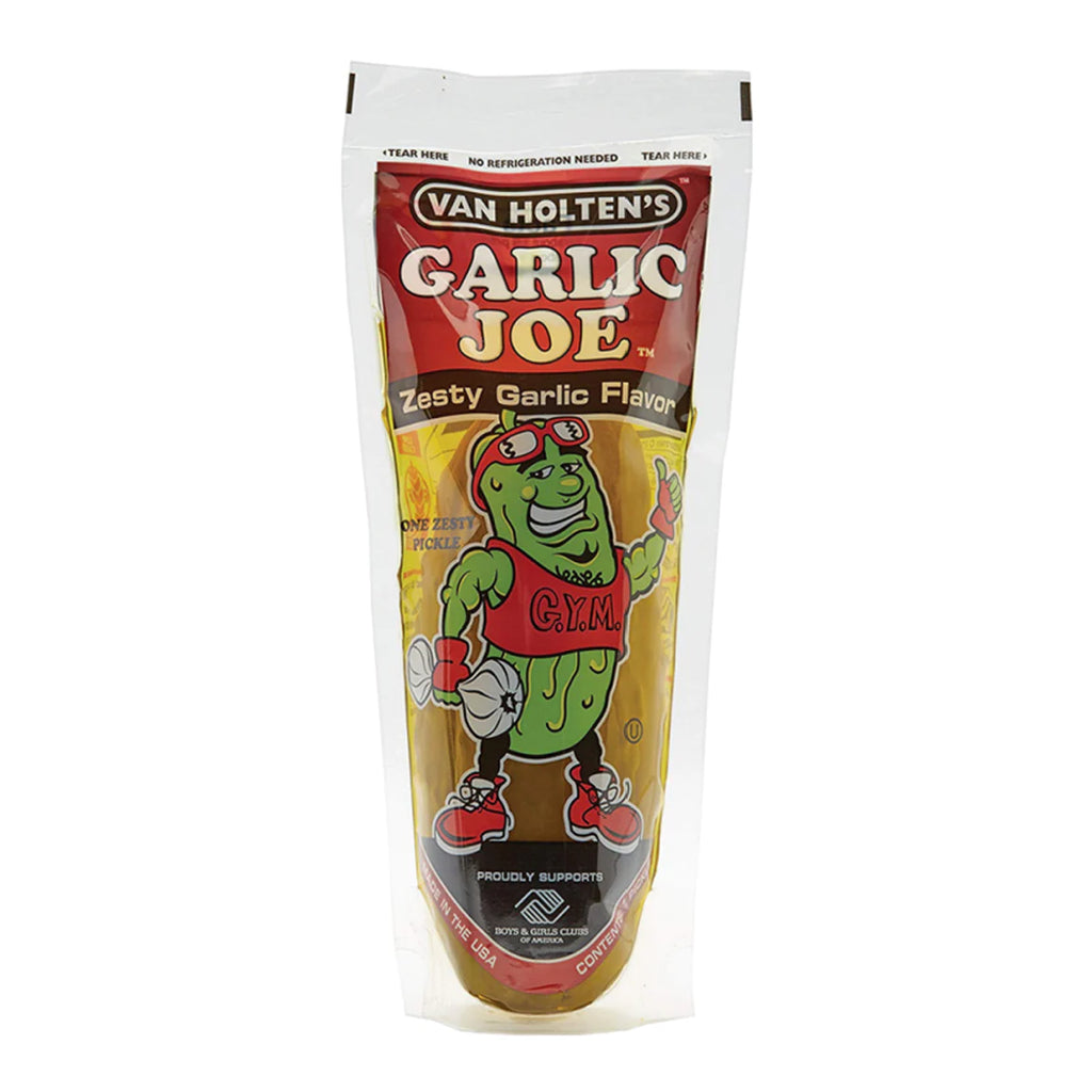 Van Holtens King Size Pickle - Zesty Garlic Joe