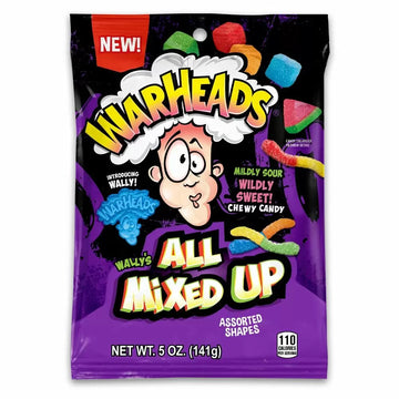 Warheads All Mixed Up Chewy Candy 141g