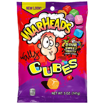 Warheads Chewy Cubes Bag 141g